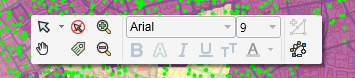 Mini-toolbar